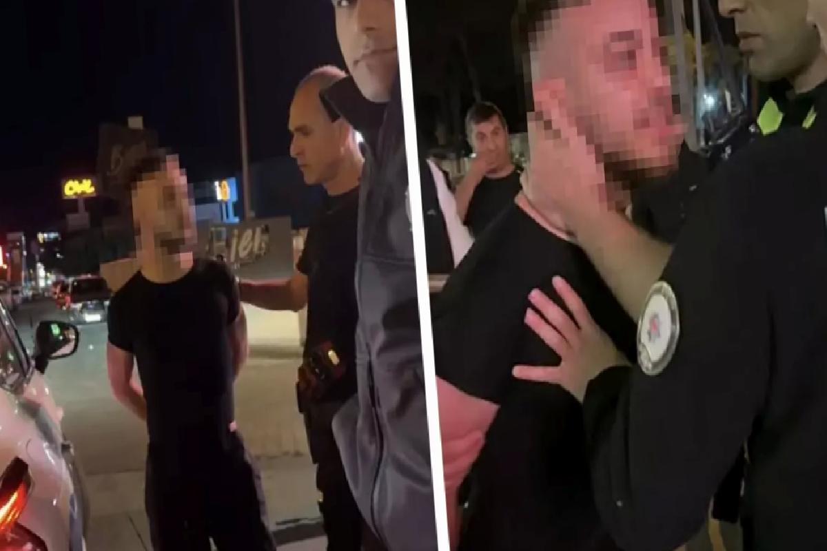‘Dur’ ihtarına uymayıp kaçtı, yakalanınca çağırdığı arkadaşlarıyla polise hakaret ve tehditler savurdu
