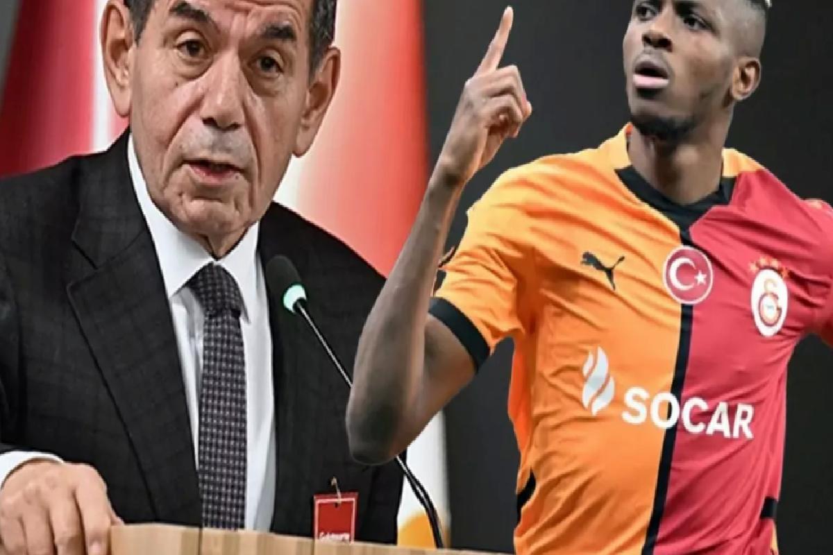 Dursun Özbek Osimhen’e gelen çılgın teklifi açıkladı