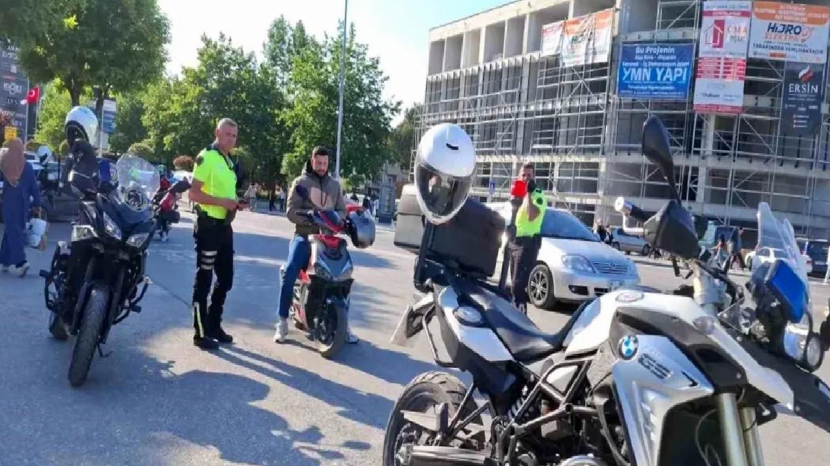 Düzce’de Motosiklet Denetimleri Arttı