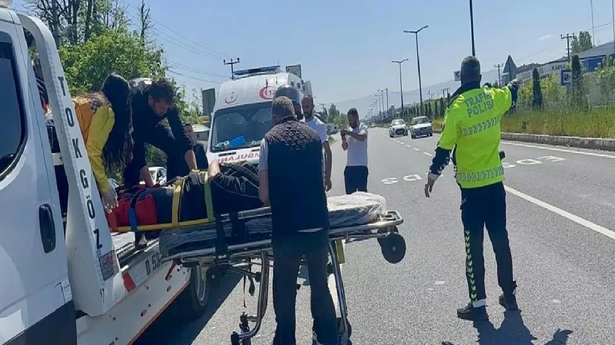 Düzce’de Motosiklet Kazası: Kurye Yaralandı