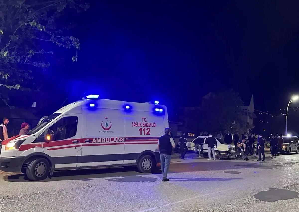 Düzce’de Otomobil-Motosiklet Kazası