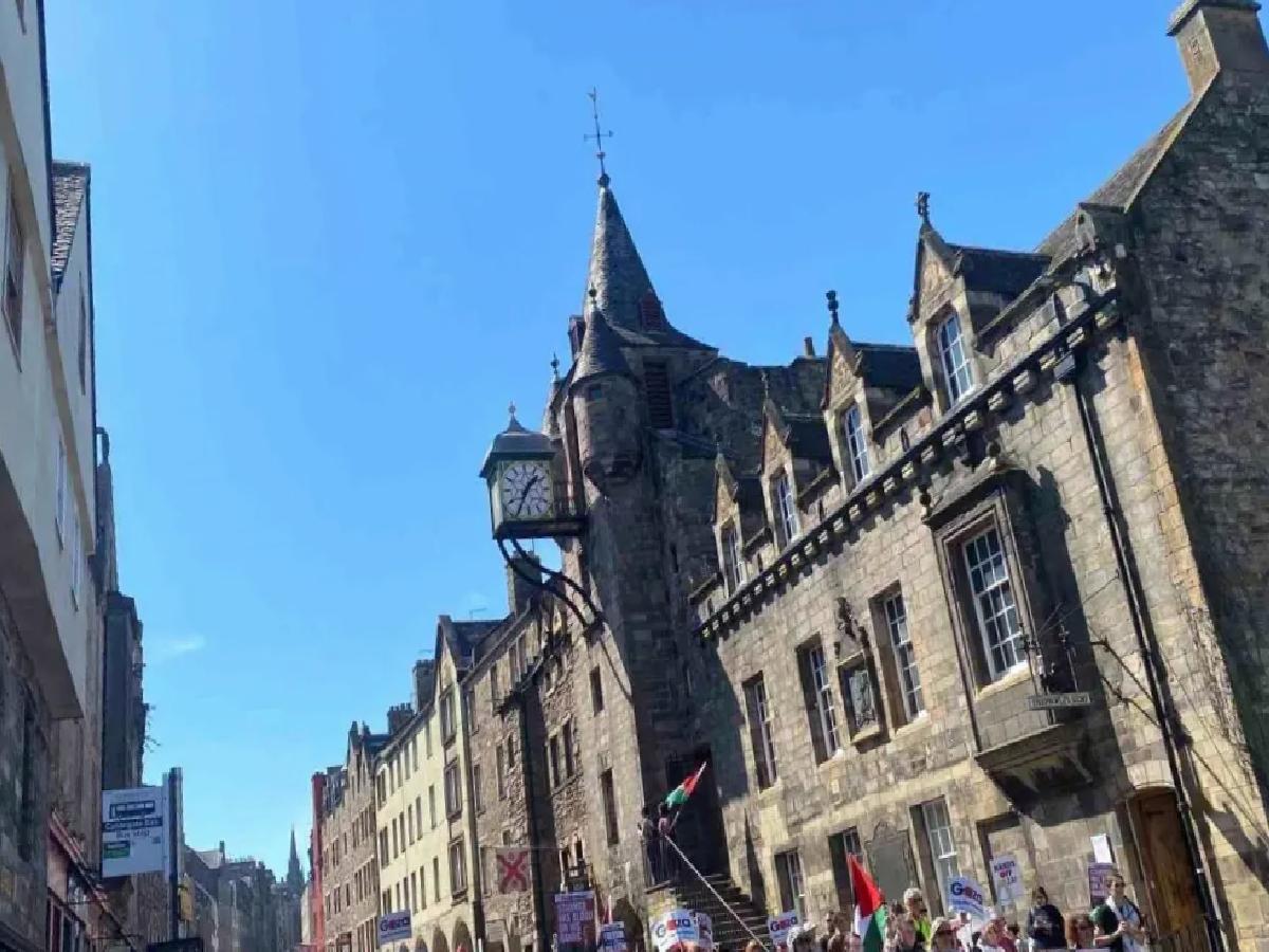 Edinburgh’da Nakba Günü Yürüyüşü