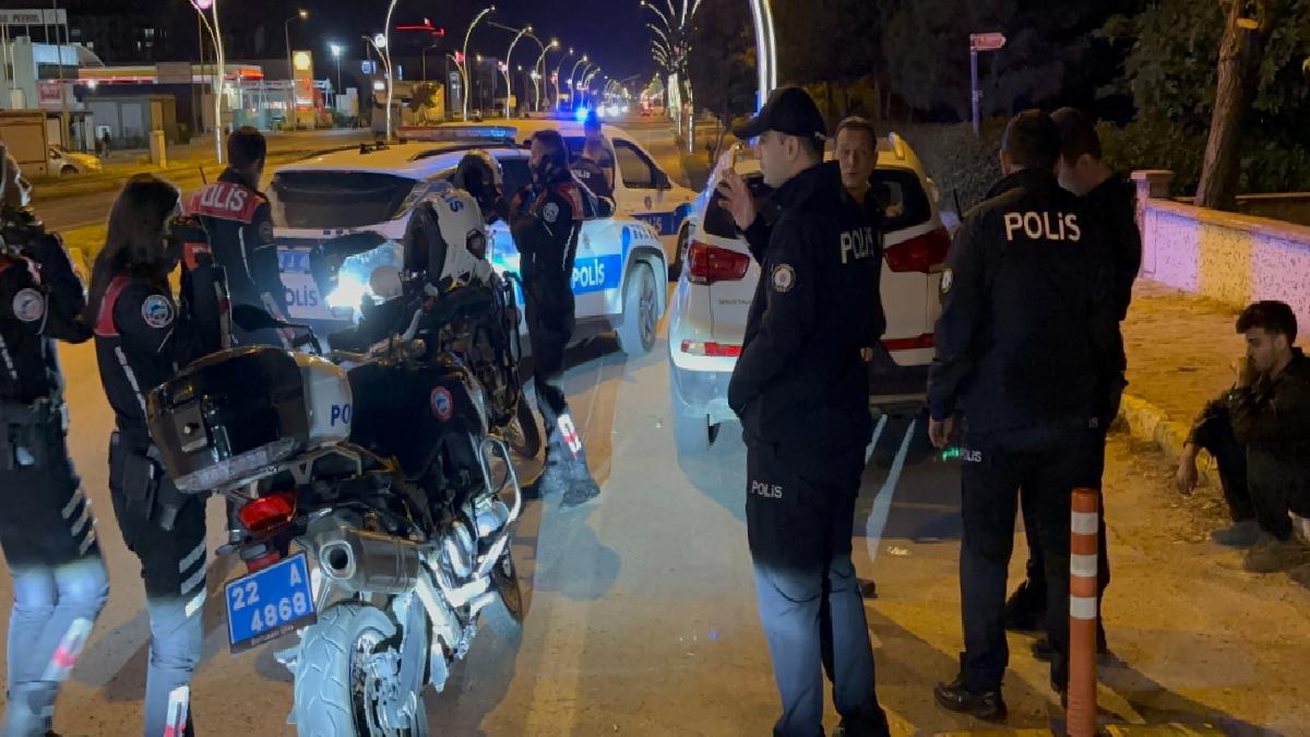 Edirne’de ehliyetsiz sürücü trafiği birbirine kattı