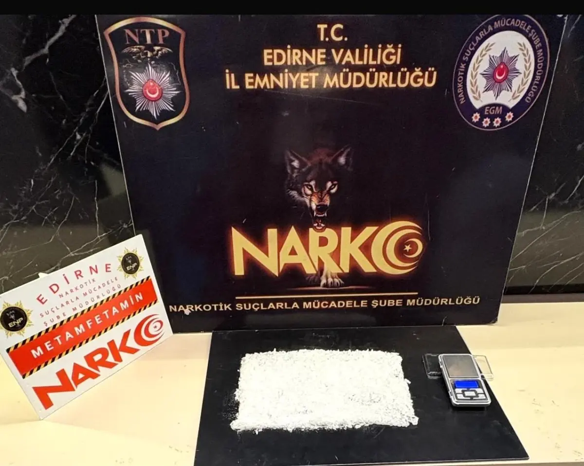 Edirne’de Uyuşturucu Operasyonu: 3 Tutuklama