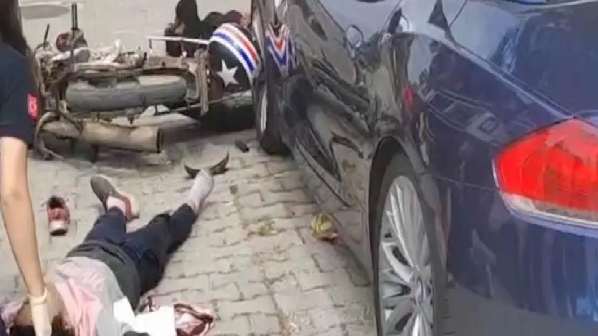 Edremit’te Motosiklet – Otomobil Kazası