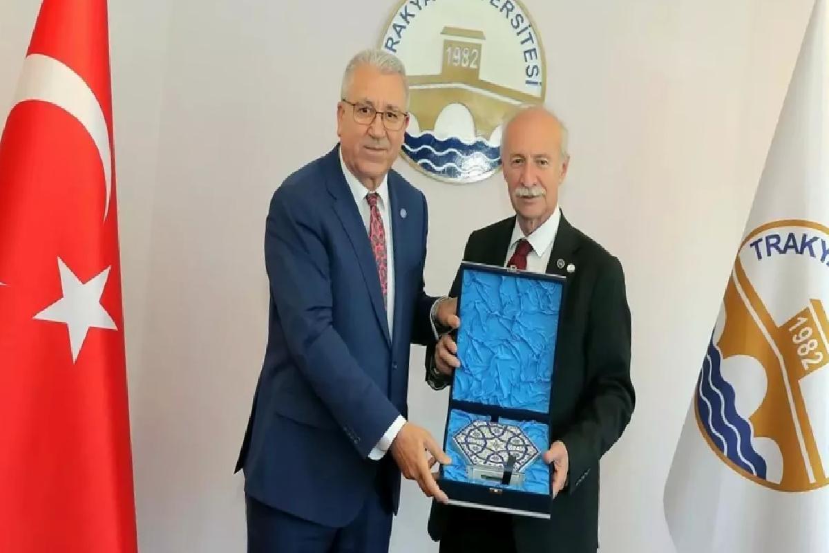 Ege Üniversitesi Rektörü Budak, Trakya Üniversitesi’ni Ziyaret Etti