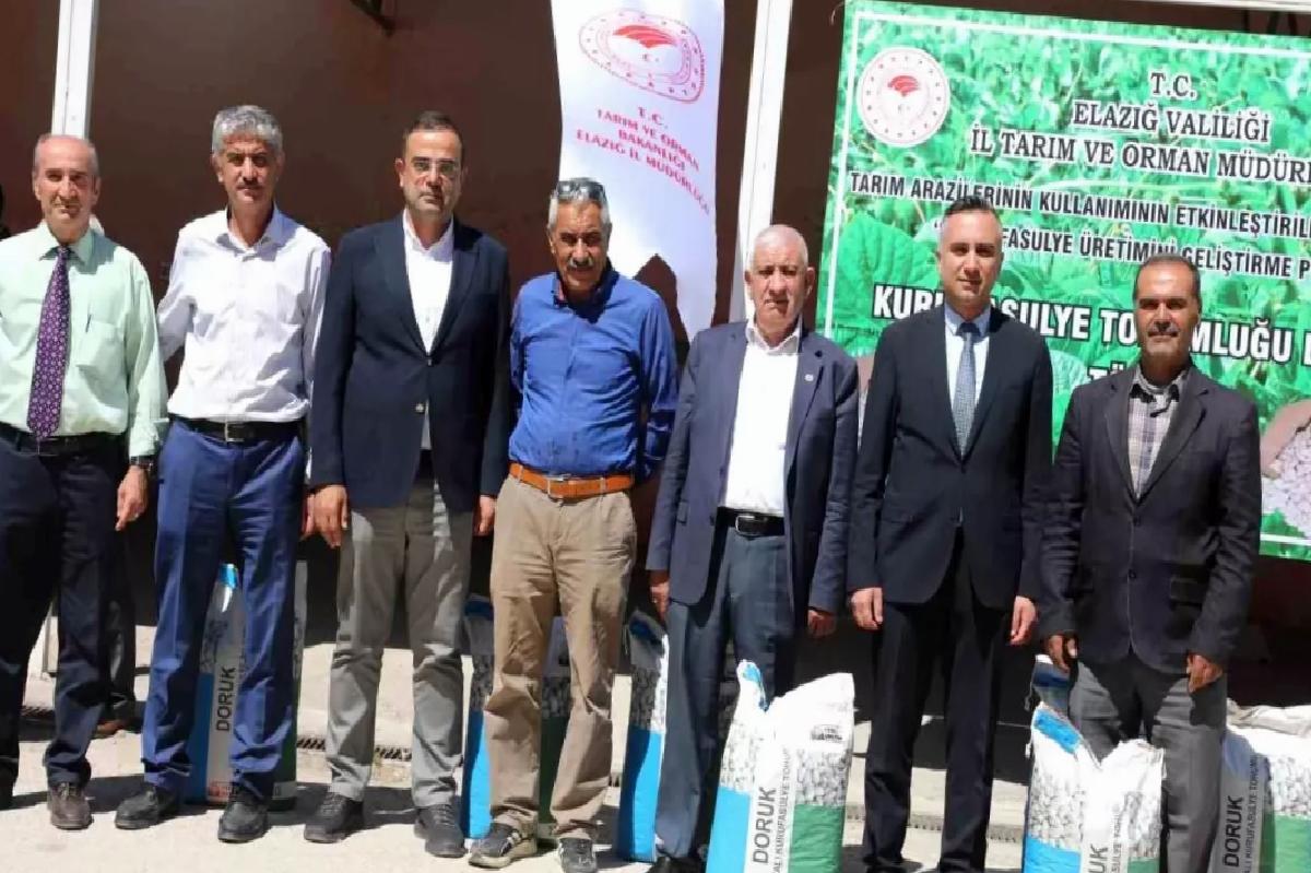 Elazığ’da 15 Ton Sertifikalı Fasulye Tohumu Dağıtımı