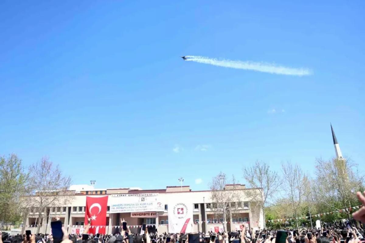 Elazığ’da SOLOTÜRK Gösterisi Büyüledi