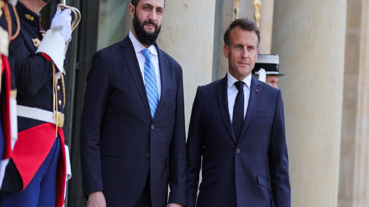 Elysee’de tarihi temas: Macron, Suriye Cumhurbaşkanı Ahmed Şara’yı ağırladı
