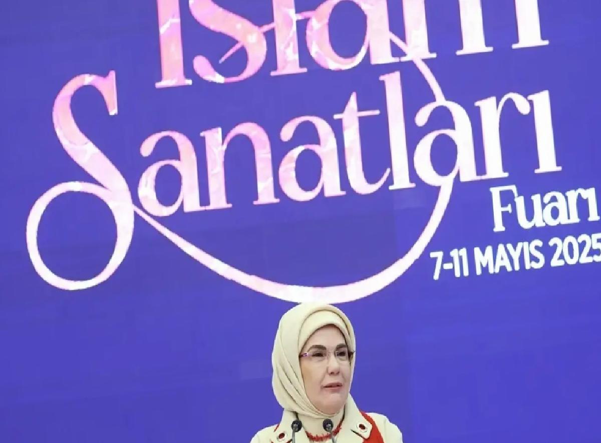 Emine Erdoğan “Uluslararası İslam Sanatları Fuarı”nda konuştu Açıklaması