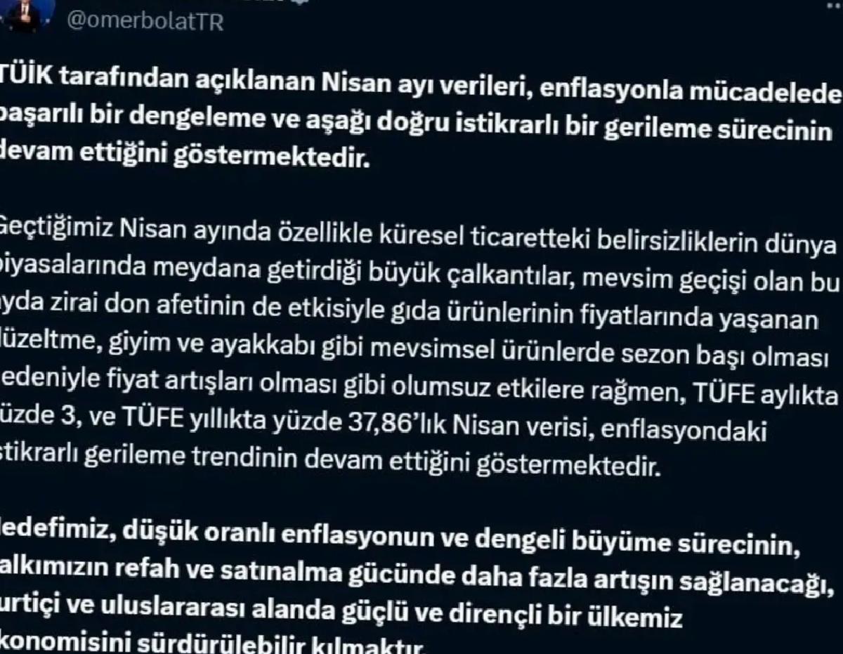 Enflasyonda İstikrarlı Gerileme Devam Ediyor