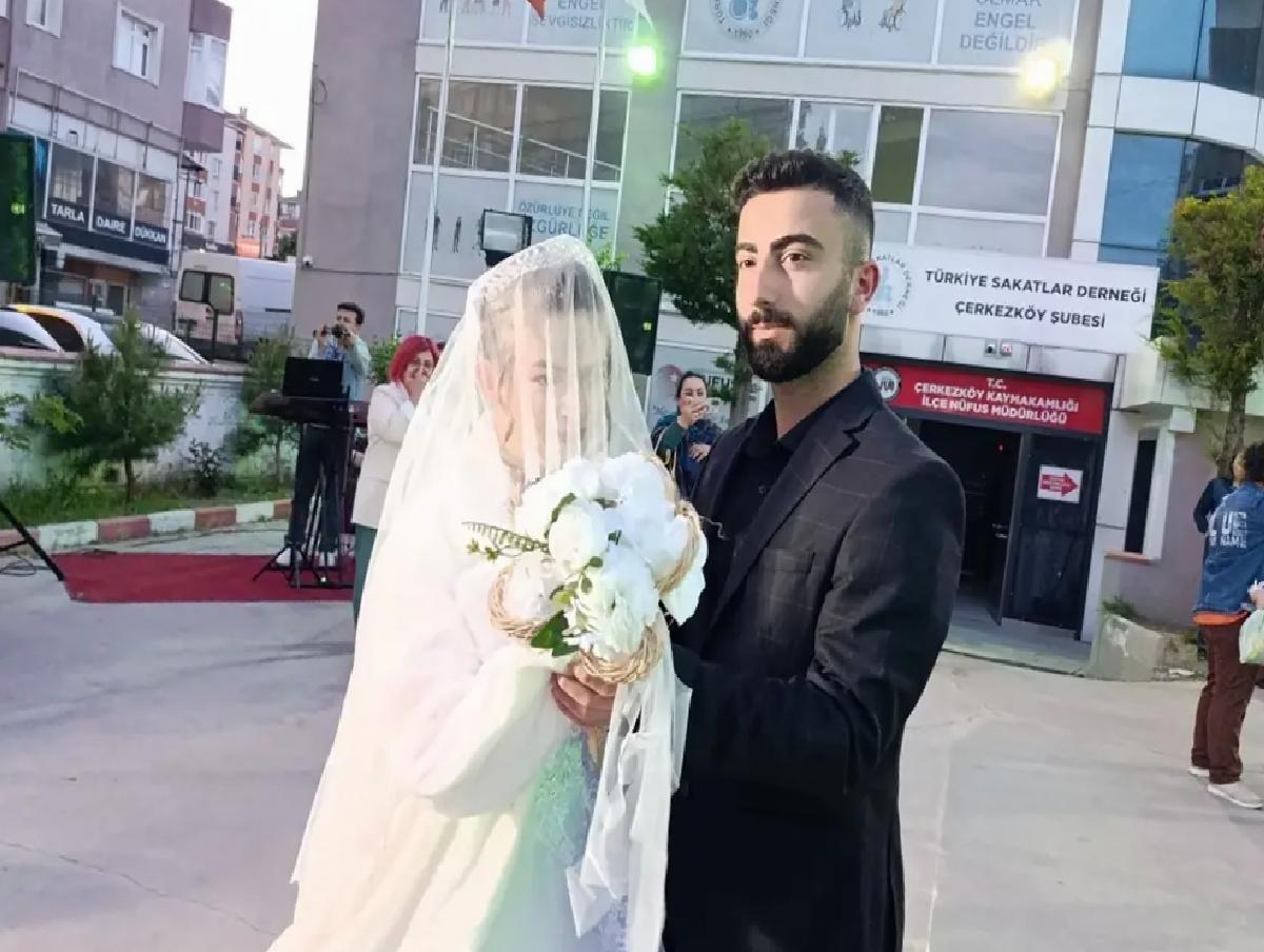Engelli Gençin Gelinlik Hayali Gerçekleşti
