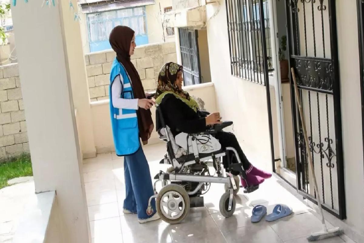Engelli Kadına Rampa Hizmeti