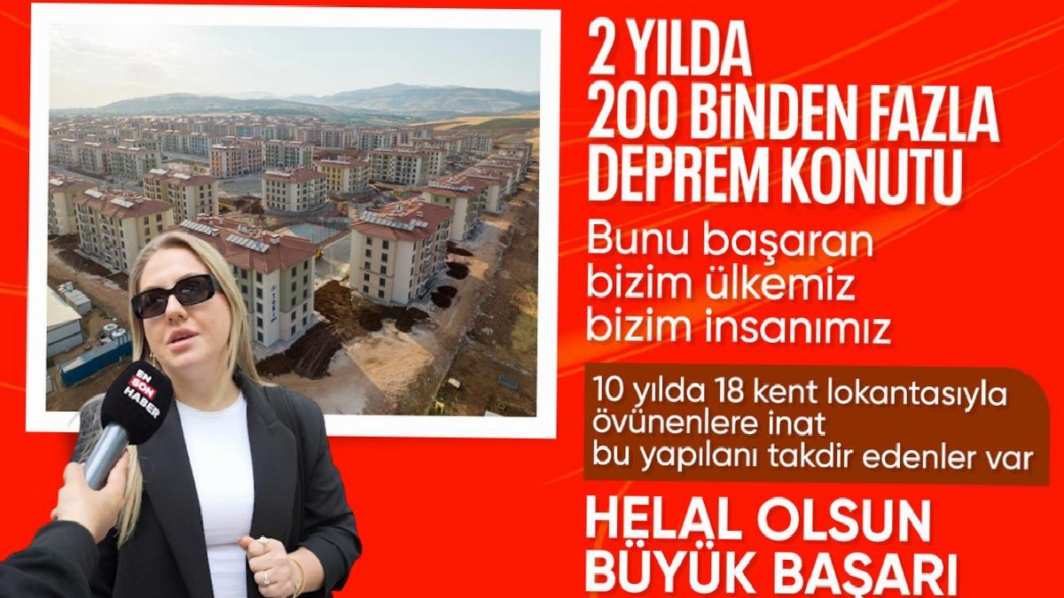 Ensonhaber vatandaşlara deprem bölgesinde kaç konut yapıldığını sordu