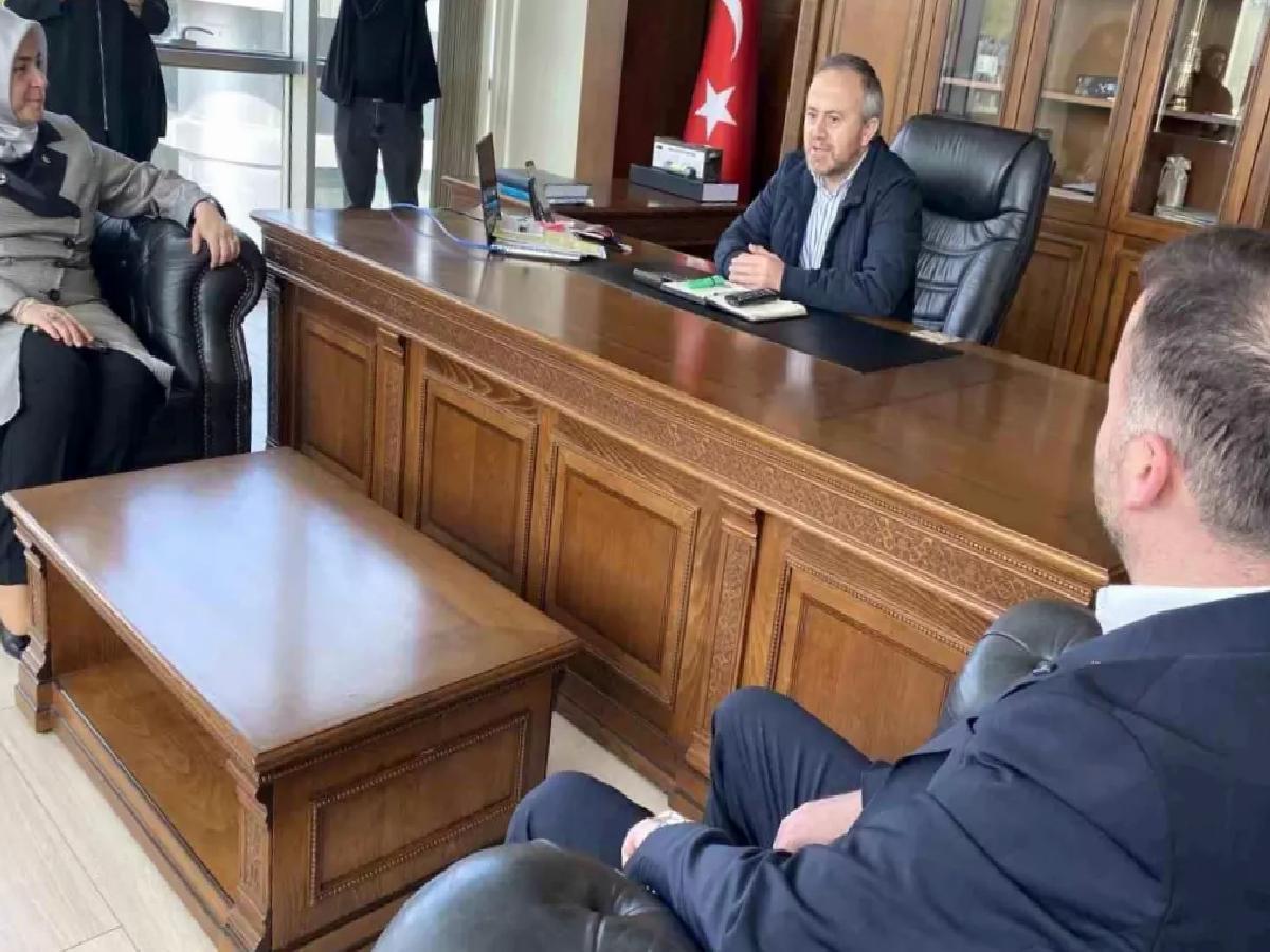 Ercan, Kadın Çalışanları Ziyaret Etti