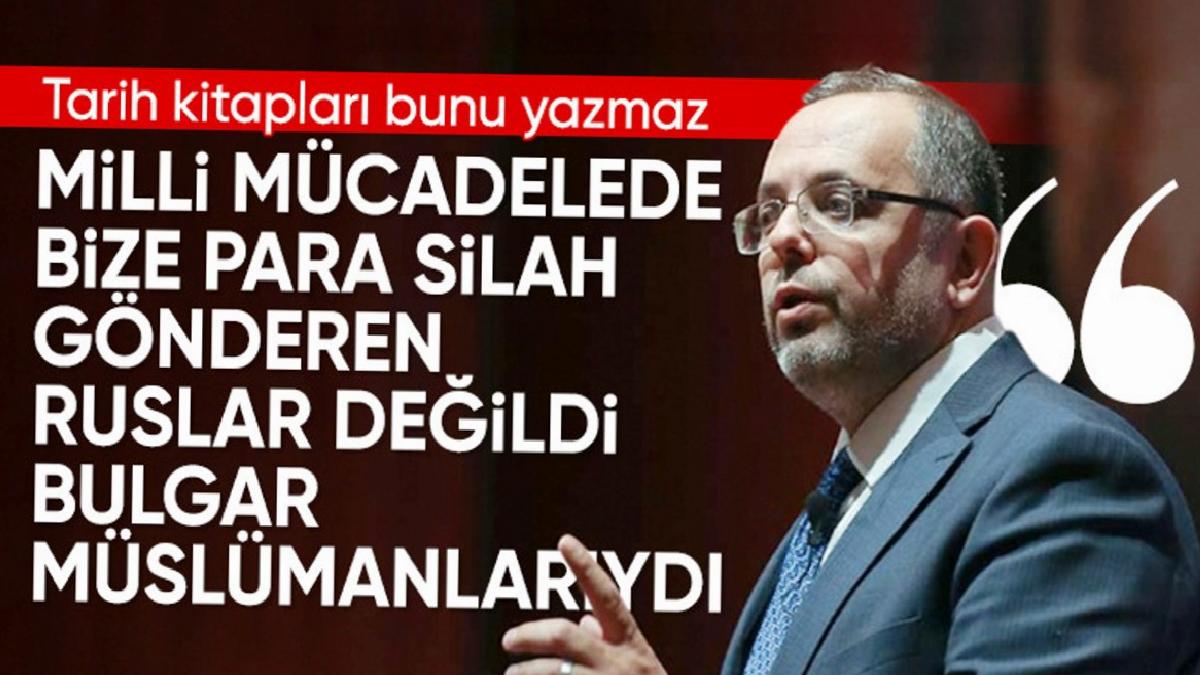 Erhan Afyoncu: Milli Mücadele’de bize para gönderen Ruslar değil, Buhara Müslümanlarıydı