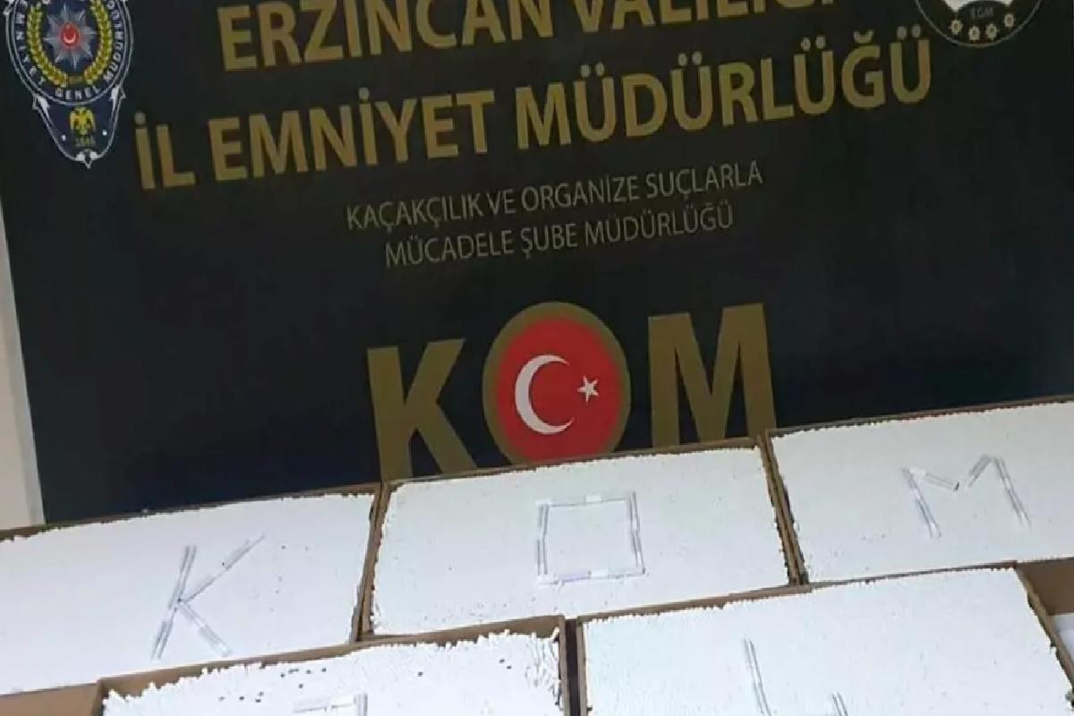 Erzincan’da Kaçak Sigara Operasyonu