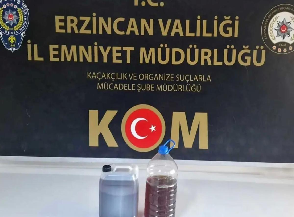 Erzincan’da Sahte İçki Operasyonu