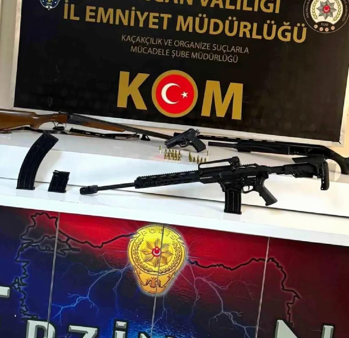 Erzincan’da Silah Kaçakçılığı Operasyonu