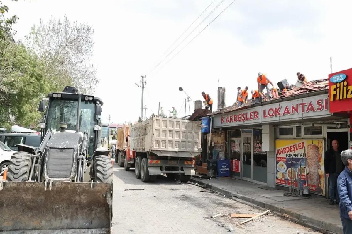 Erzincan’da Yangın Sonrası Hasar Tespiti