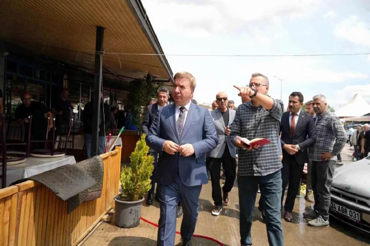 Erzincan’daki Yangın Sonrası Zarar Tespiti Yapıldı