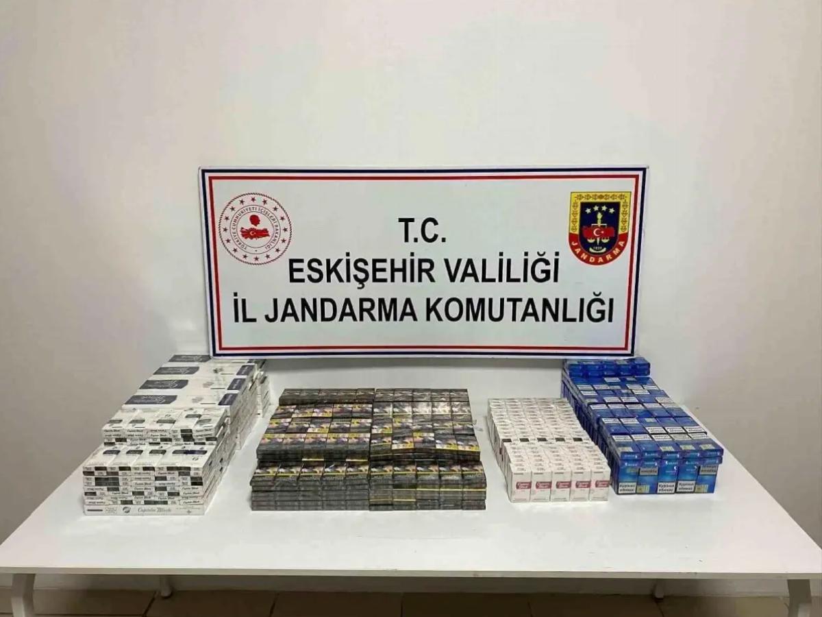Eskişehir’de 1100 Paket Kaçak Sigara Ele Geçirildi