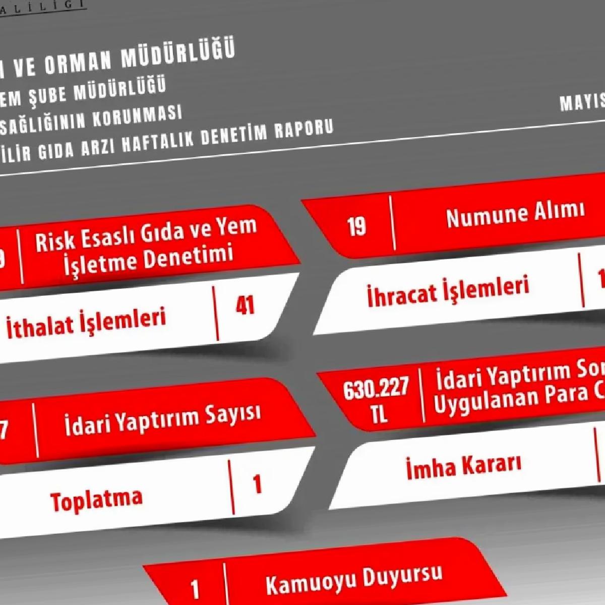 Eskişehir’de Gıda Denetimleri: 630 Bin TL Ceza