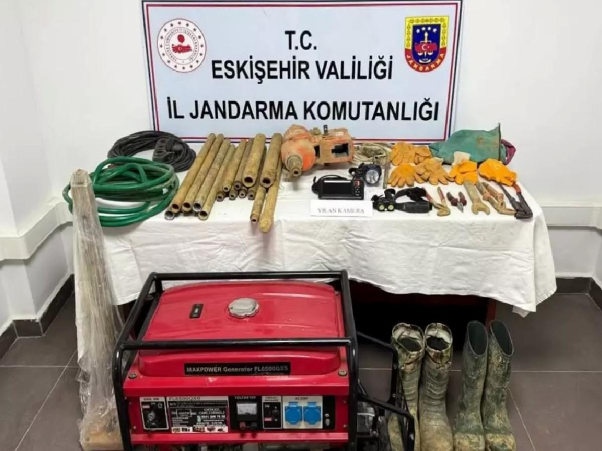 Eskişehir’de Kaçak Kazı Operasyonu