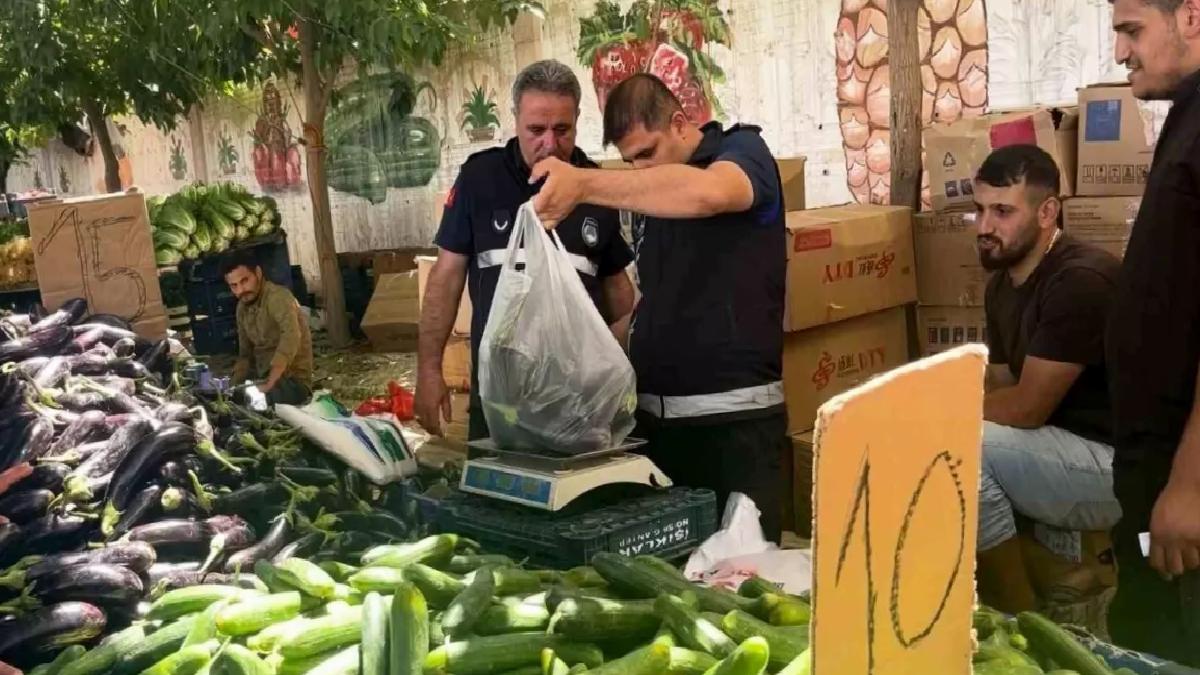 Eyyübiye’de Zabıta Ekipleri Pazar Denetimlerini Sürdürüyor