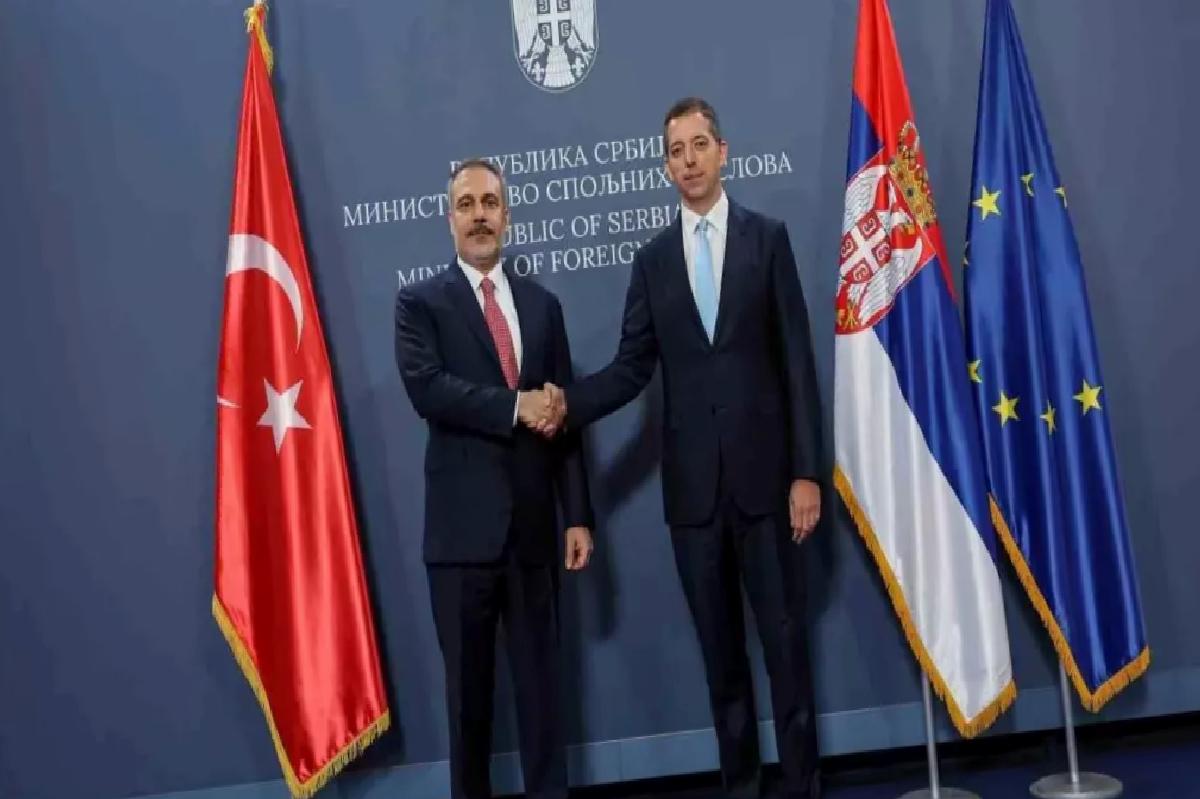 Fidan, Sırbistan Dışişleri Bakanı ile Görüştü