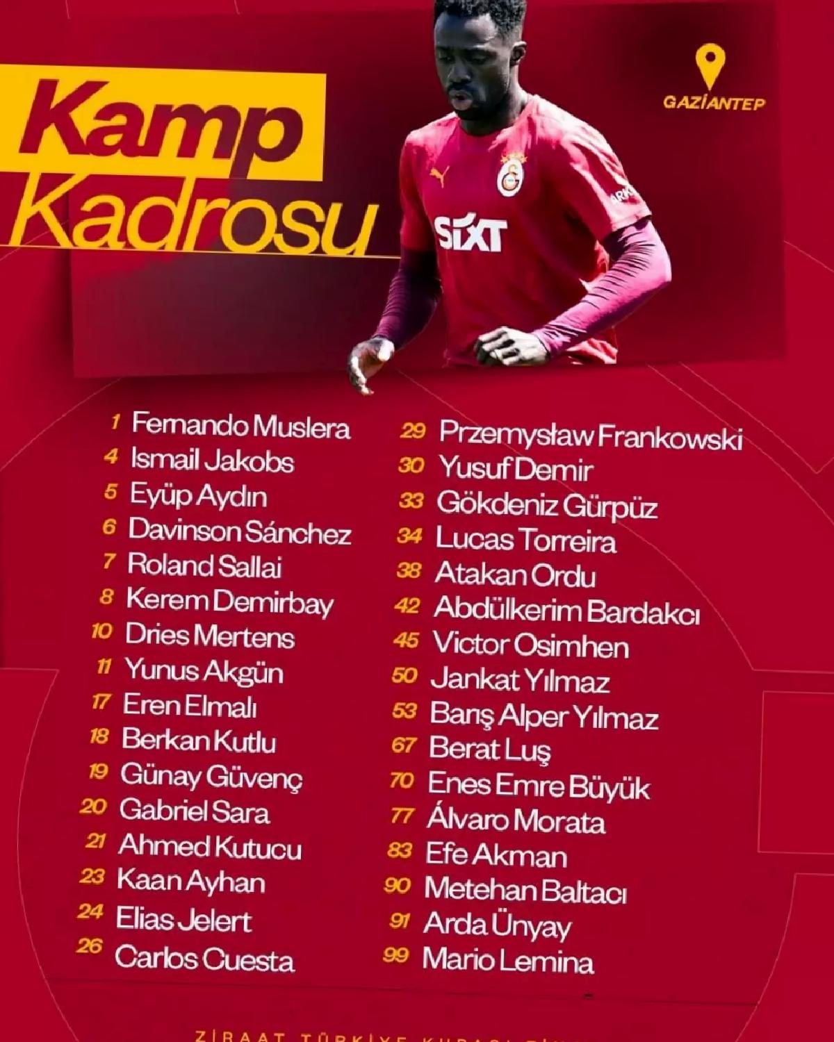 Galatasaray Trabzonspor’a Gitti