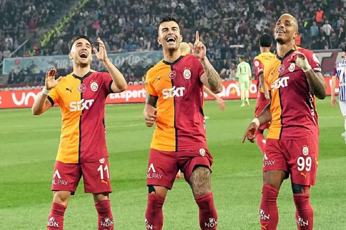 Galatasaray, Trabzonspor’u mağlup etti! Şampiyonluğa 1 maç kaldı