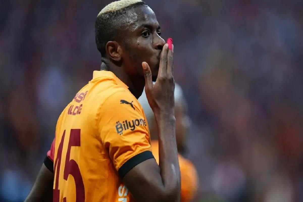 Galatasaray’da Osimhen’in gol anonsunu kızı yaptı