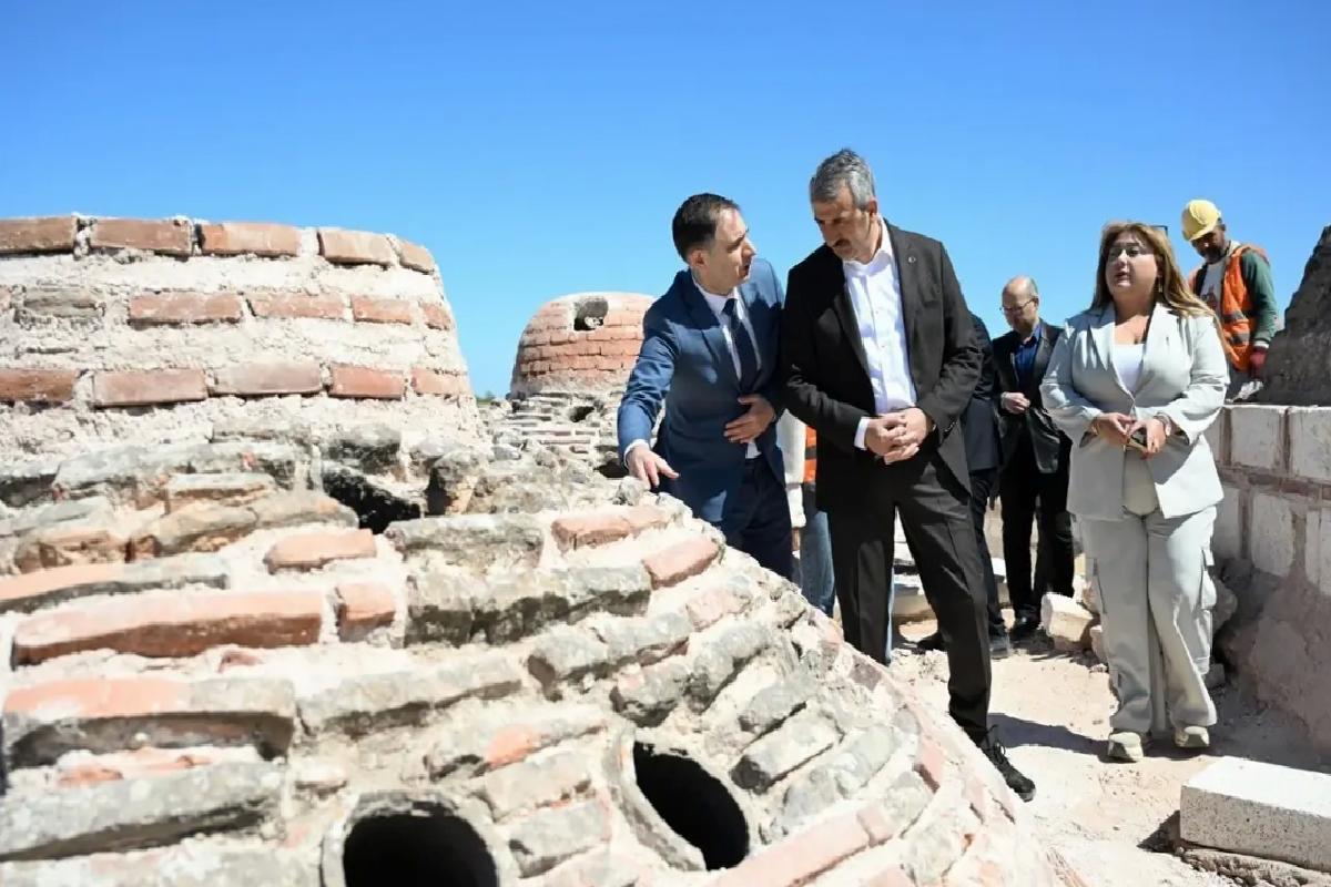 Gazi Mihal Hamamı Restorasyonu Devam Ediyor