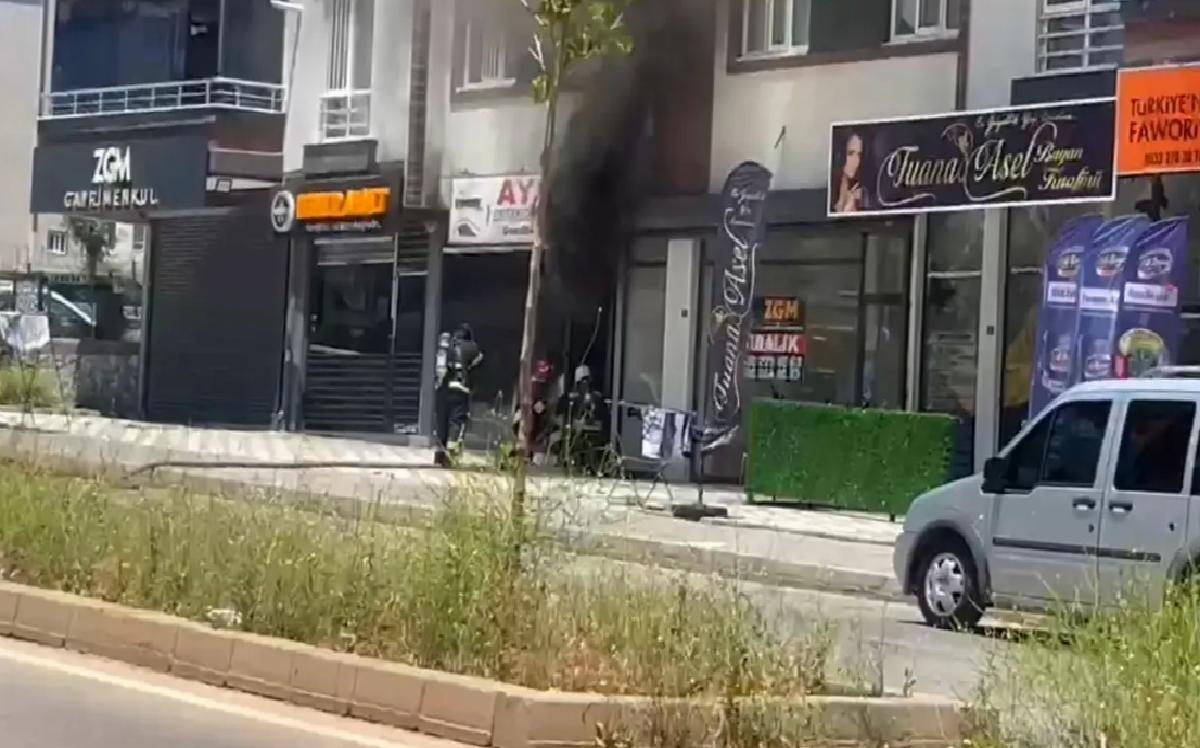 Gaziantep’te Marangoz Dükkanında Yangın Çıktı