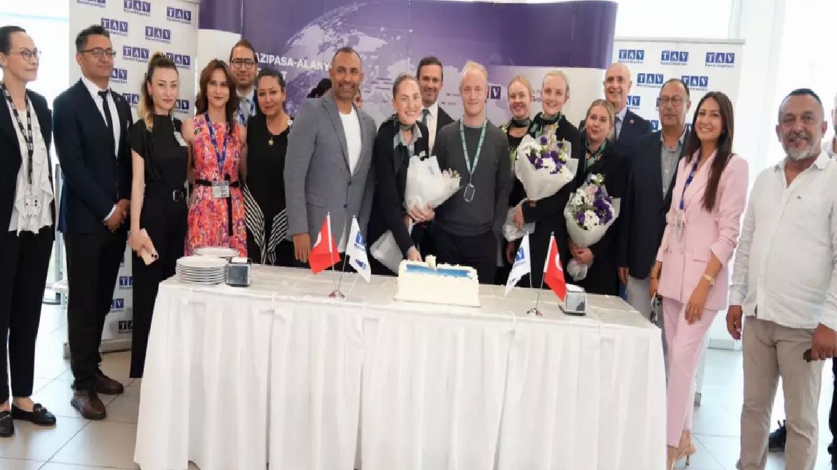 Gazipaşa-Alanya Havalimanı’na İlk Copenhagen Uçuşu