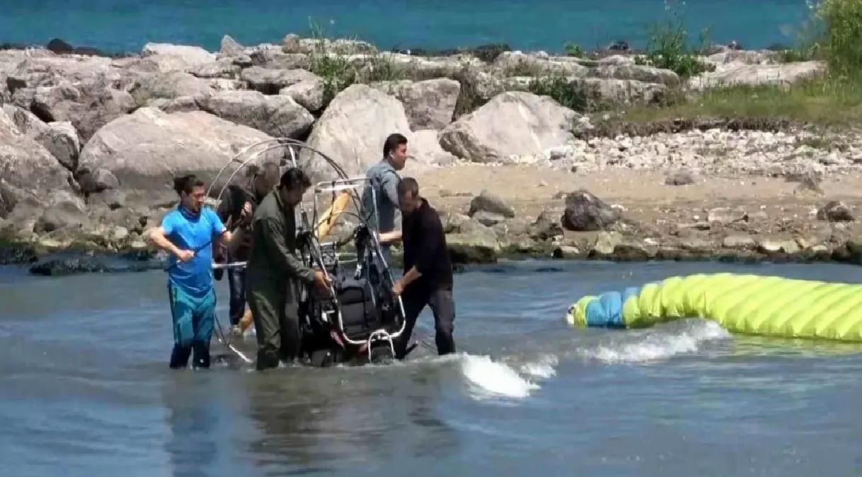 Giresun’da Paramotor Kazası: Pilot Yaralandı