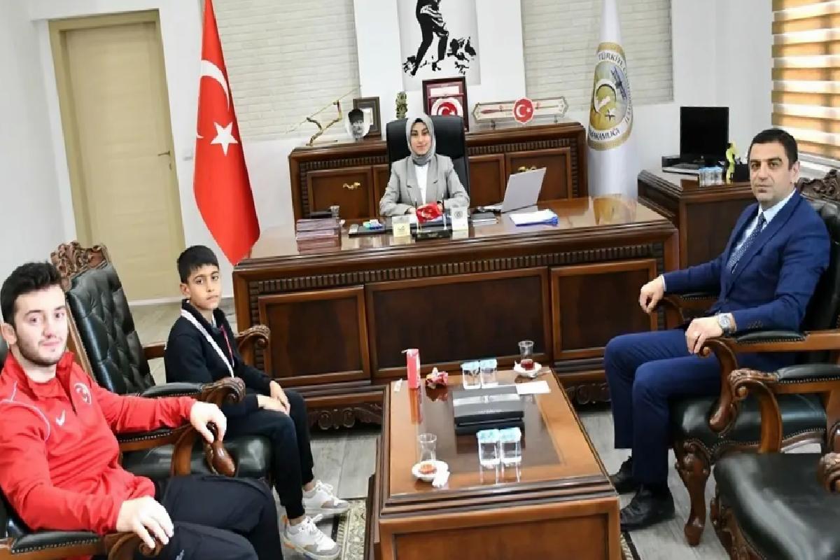 Görkem Çeltük’e Tebrik Ziyareti