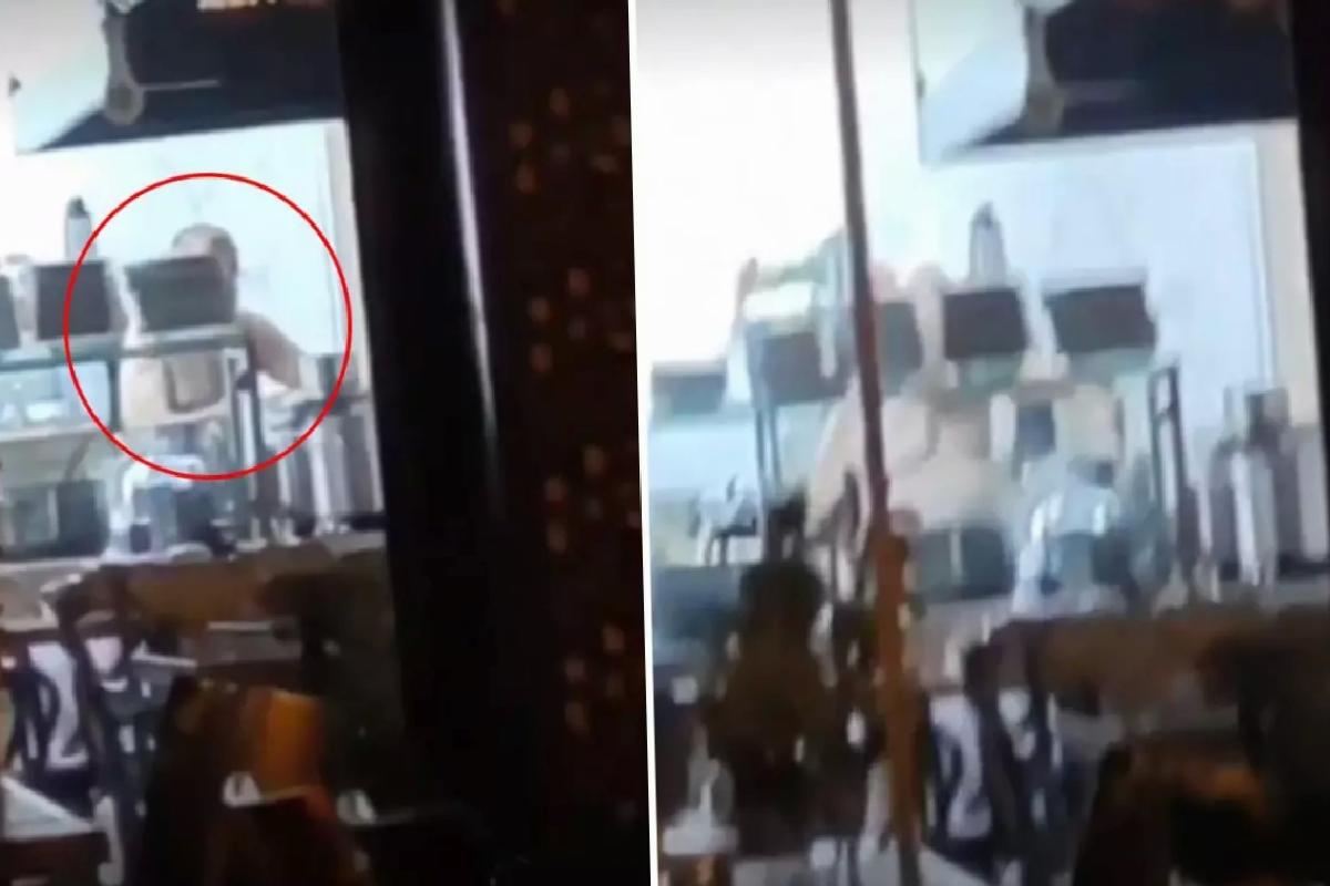 Görmediğimiz bir bu kalmıştı! Çorbacıda kaydedilen görüntüye bakar mısınız