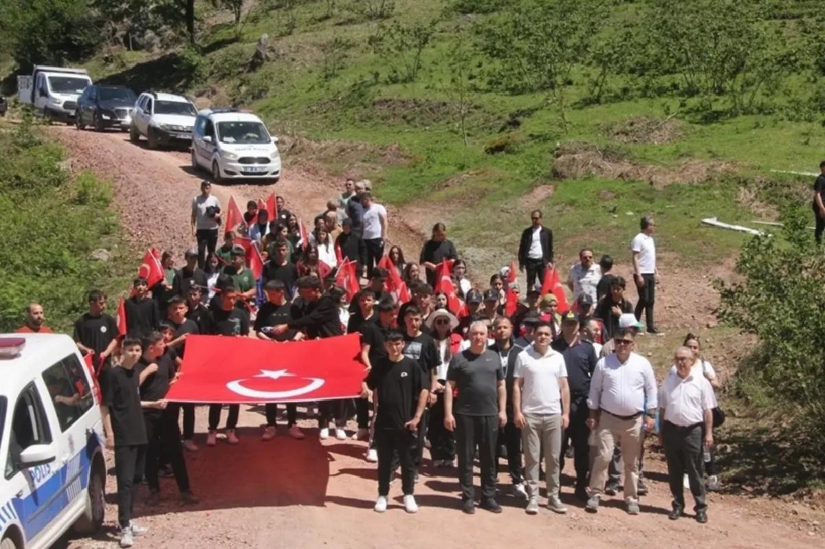 Güce’de Şabankale şehitleri için yürüyüş düzenlendi