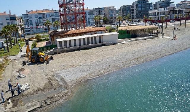Güzelbahçe’de tekneler için çekek yeri yapıldı