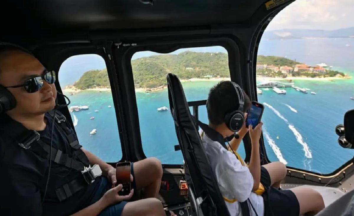Hainan’da Helikopter Turlarıyla Yeni Deneyimler