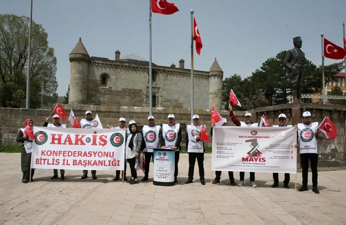 HAK-İŞ Bitlis İl Başkanlığından 1 Mayıs açıklaması