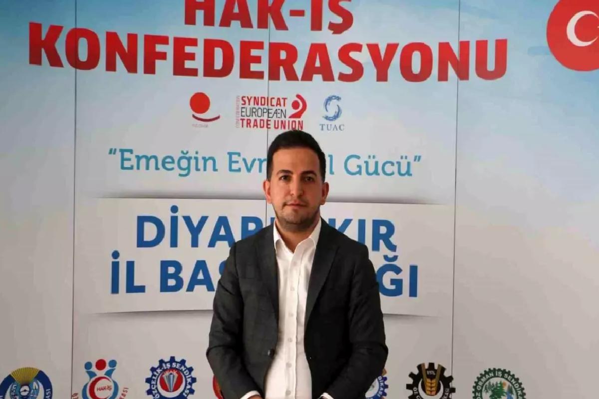 HAK-İŞ Diyarbakır İl Başkanı 1 Mayıs İşçi Bayramı’nı Kutladı