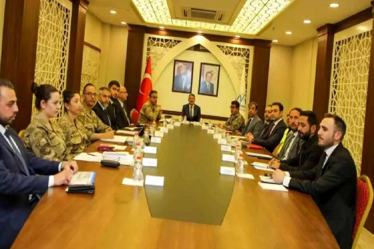 Hakkari’de Asayiş Toplantısı