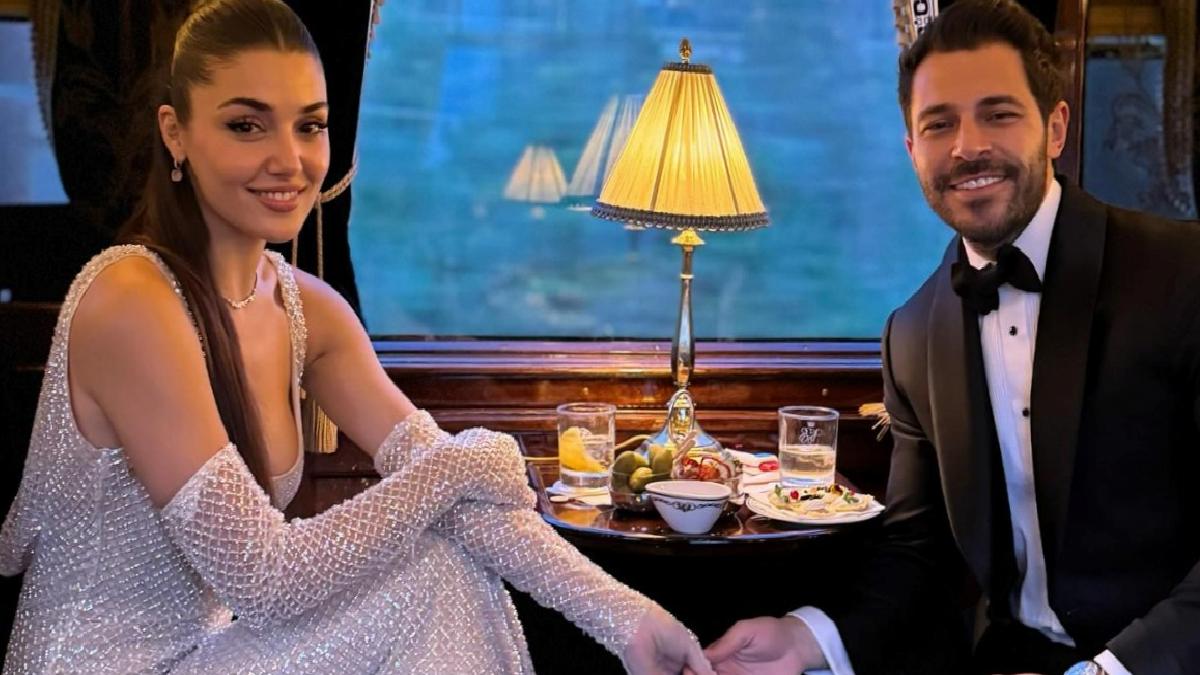 Hande Erçel ile Hakan Sabancı’dan mutluluk pozu