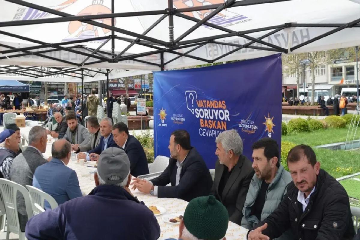 Havza’da Başkan İkiz, Vatandaşlarla Buluştu