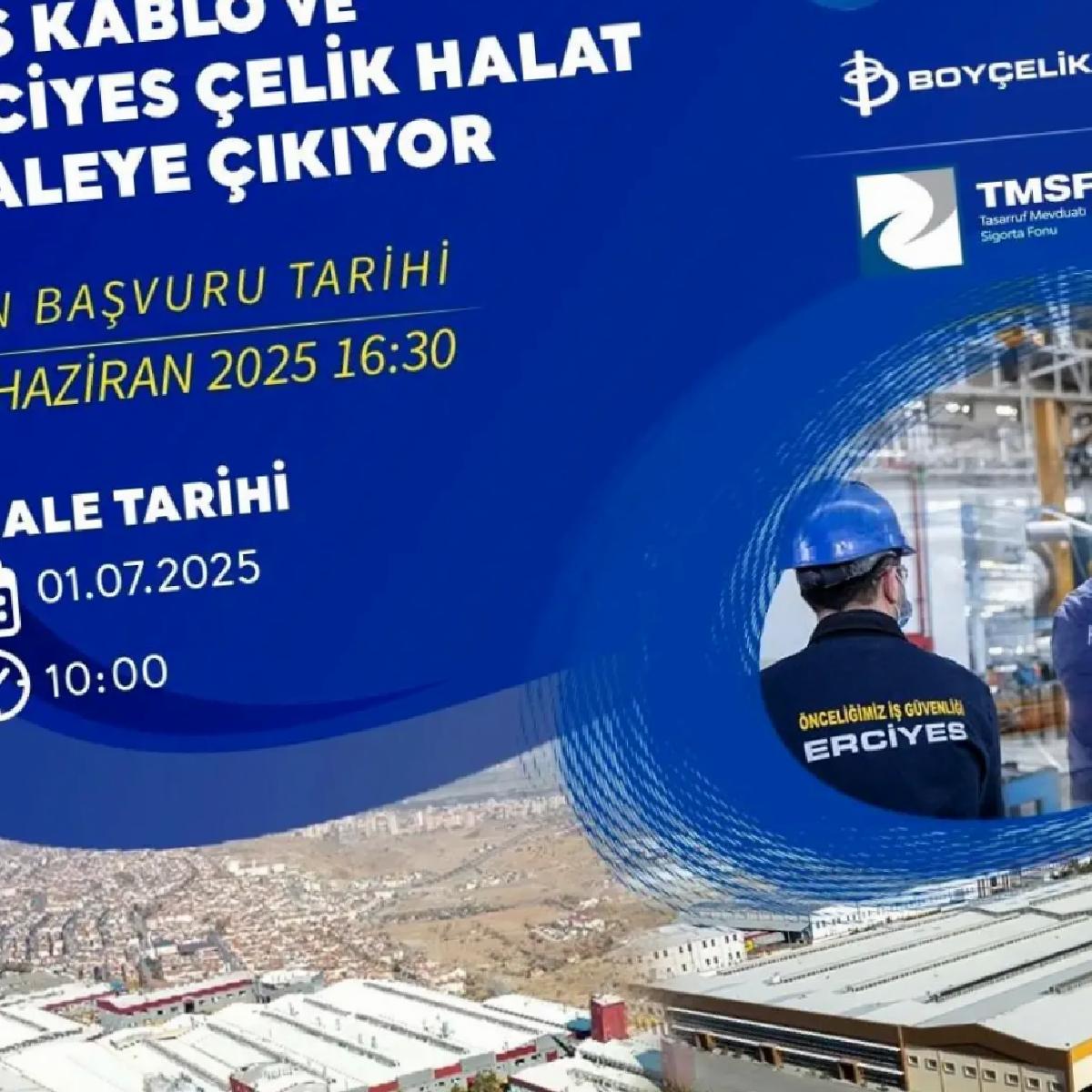 HES Kablo ve Erciyes Çelik Halat TMSF’den Satışta