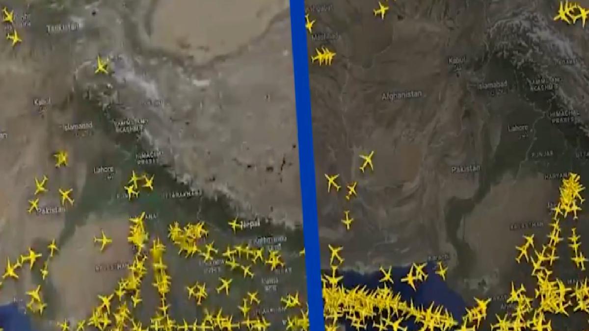 Hindistan ve Pakistan hava sahasında sivil uçuş trafiği azaldı