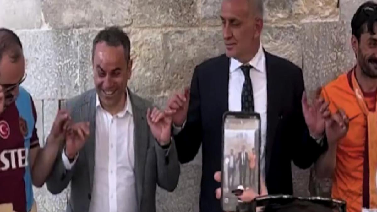 İbrahim Hacıosmanoğlu, final maçı öncesinde horon oynadı
